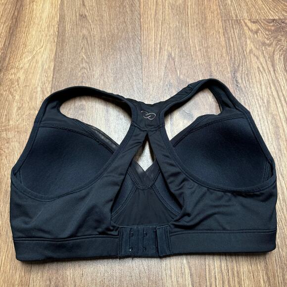 Calia by Carrie Underwood Fixed Cup Medium Support Sports Bra Black Size Small - Picture 2 of 6